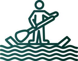 Paddel Surfen Vektor Symbol Design