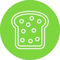 Brot-Vektor-Icon-Design vektor