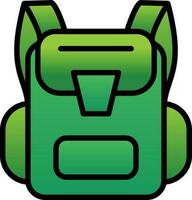 Rucksack-Vektor-Icon-Design vektor