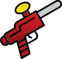 Paintball-Vektor-Icon-Design vektor