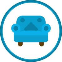 Sofa-Vektor-Icon-Design vektor