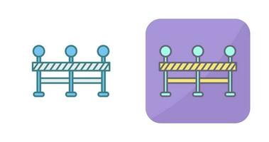 Vektorsymbol für Straßensperren vektor