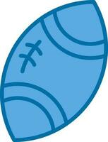 Rugby Ball Vektor Symbol Design