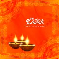 Abstrakt Glad Diwali vacker religiös bakgrund vektor