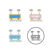 Vektorsymbol für WLAN-Signale vektor