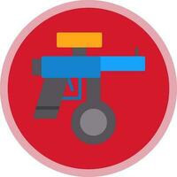 Paintball-Vektor-Icon-Design vektor