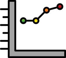 Diagramm-Vektor-Icon-Design vektor