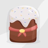 festlig cupcake påsk tårta vektor