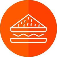Sandwich-Vektor-Icon-Design vektor