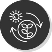 Photosynthese Vektor Symbol Design