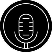 Podcast-Vektor-Icon-Design vektor