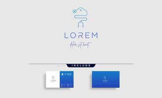 medicinsk hem logotyp vektor design illustration