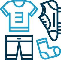 Fußball Uniform Vektor Symbol Design