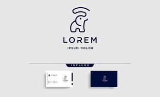 elefant logotyp mall vektor design ikon illustration