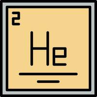 helium vektor ikon design