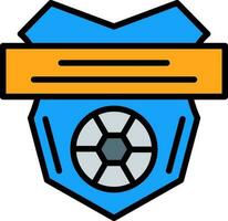 Fußballverein-Vektor-Icon-Design vektor