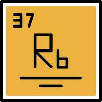 Rubidium Vektor Symbol Design