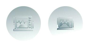 Ekg-Monitor-Vektorsymbol vektor