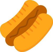 Hot-Dog-Vektor-Icon-Design vektor