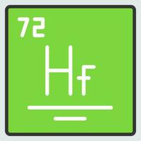 hafnium vektor ikon design
