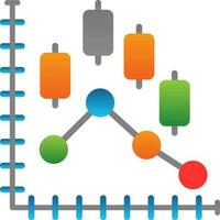 Diagramm-Vektor-Icon-Design vektor