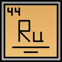 Ruthenium Vektor Symbol Design