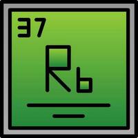 Rubidium Vektor Symbol Design