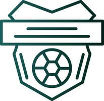 Fußballverein-Vektor-Icon-Design vektor