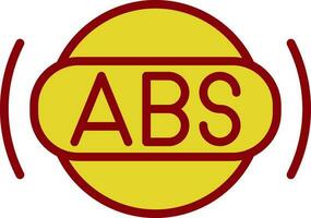 ABS-Vektor-Icon-Design vektor