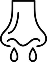 näsa vektor ikon design