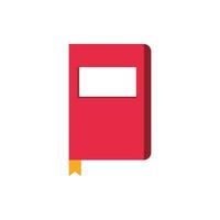 Buchliteratur lesen Bildung Schule Icon Design vektor