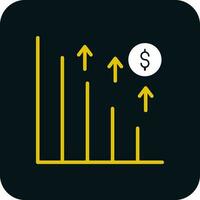 tillväxt vektor ikon design