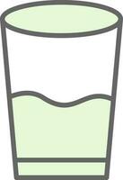 glas av vatten vektor ikon design