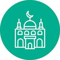 Moschee-Vektor-Icon-Design vektor