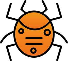 Bug-Vektor-Icon-Design vektor