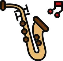 Saxophon Vektor Symbol Design