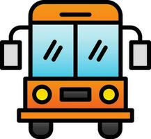 Schule Bus Vektor Symbol Design