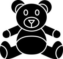 Teddybär-Vektor-Icon-Design vektor