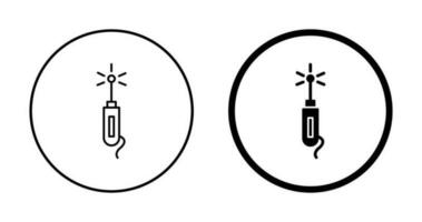 Laserstift-Vektorsymbol vektor