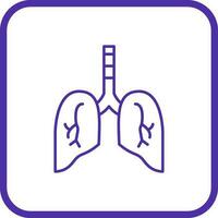 Lungenvektor-Symbol vektor