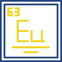 Europium Vektor Symbol Design