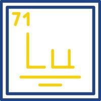 Lutetium Vektor Symbol Design