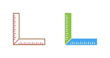 quadratisches Lineal-Vektorsymbol vektor