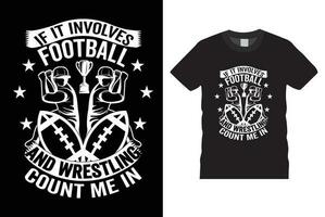 amerikan fotboll tshirt design. rugby tshirt design aning vektor tamplate.