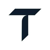 Buchstabe t-Logo-Vektor vektor