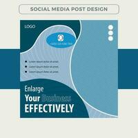 kostenlos Vektor Sozial Medien Post Vorlage zum Geschäft Ankündigungen Anzeige Zweck