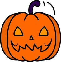 süß Halloween Kürbis Clip Art vektor