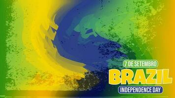 Brasilien oberoende dag bakgrund vektor