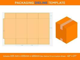 kartong låda, Död linje mall, svg, ai, eps, pdf, dxf, jpg, png vektor