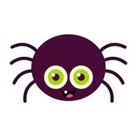süß Spinne Halloween Symbol. vektor